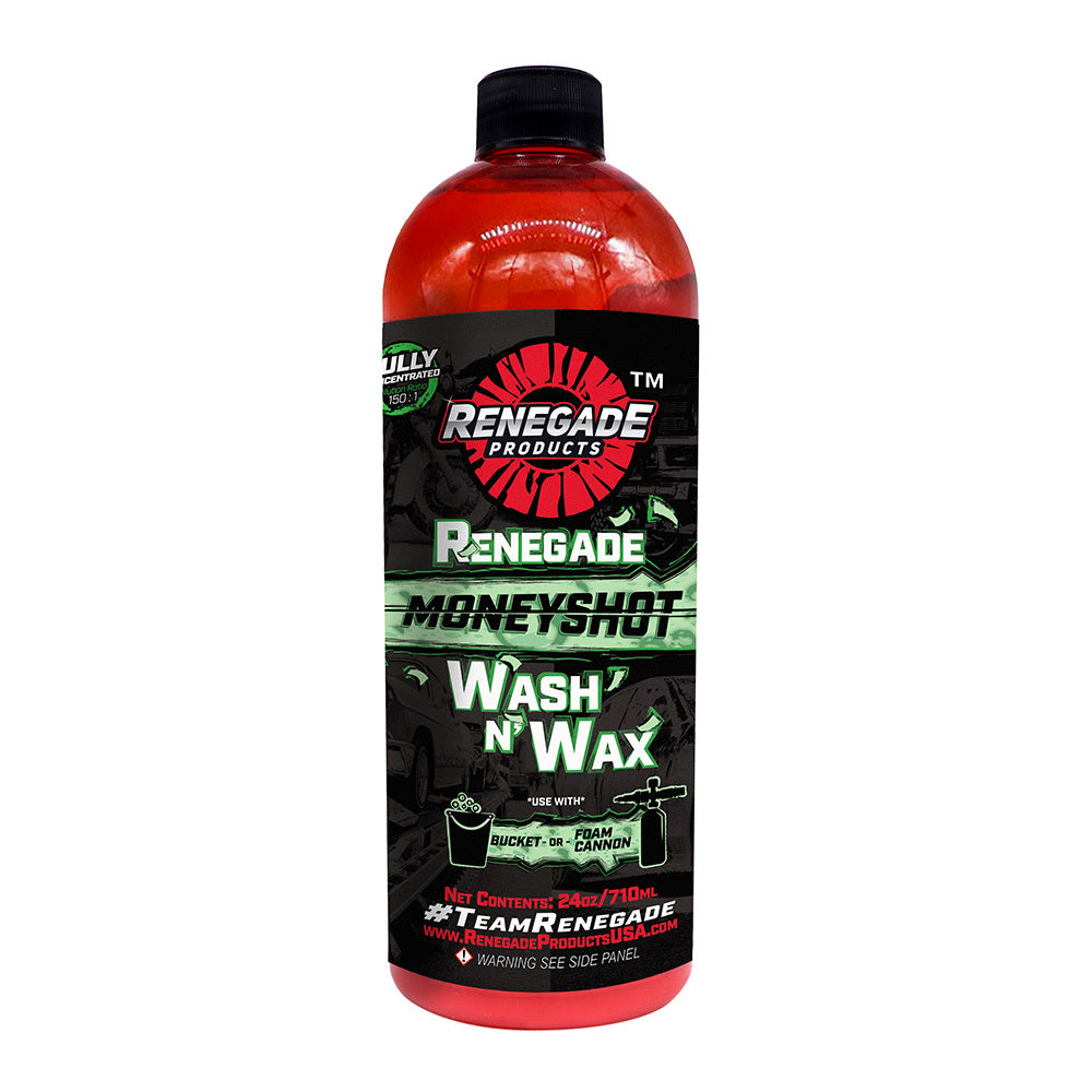 Renegade MoneyShot wash and wax soap 24 oz