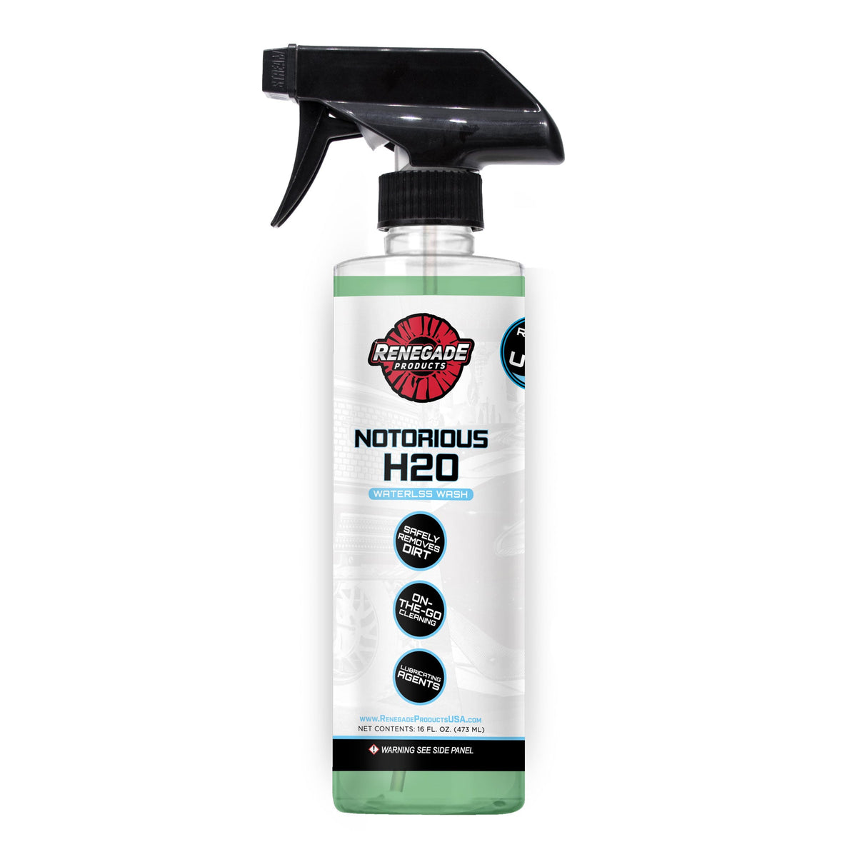 Renegade Notorious H2O waterless wash 24 oz