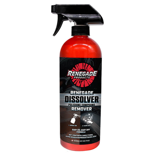 Renegade Dissolver polishing compound remover 24 oz bottle