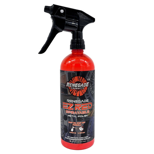 Renegade EZ Red sprayable metal polish 24 oz