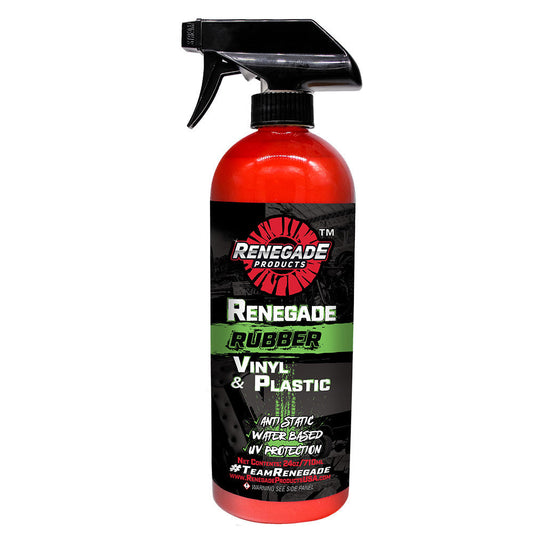 Renegade Rebel rubber vinyl plastic conditioner 24 oz