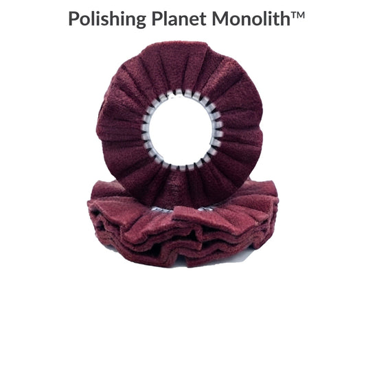 Polishing Planet 12" x 5" Monolith™ satin airway wheel