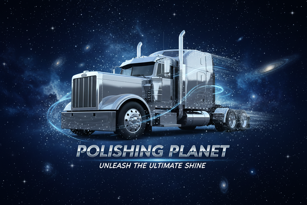 Polishing Planet Semi Truck Hero Banner