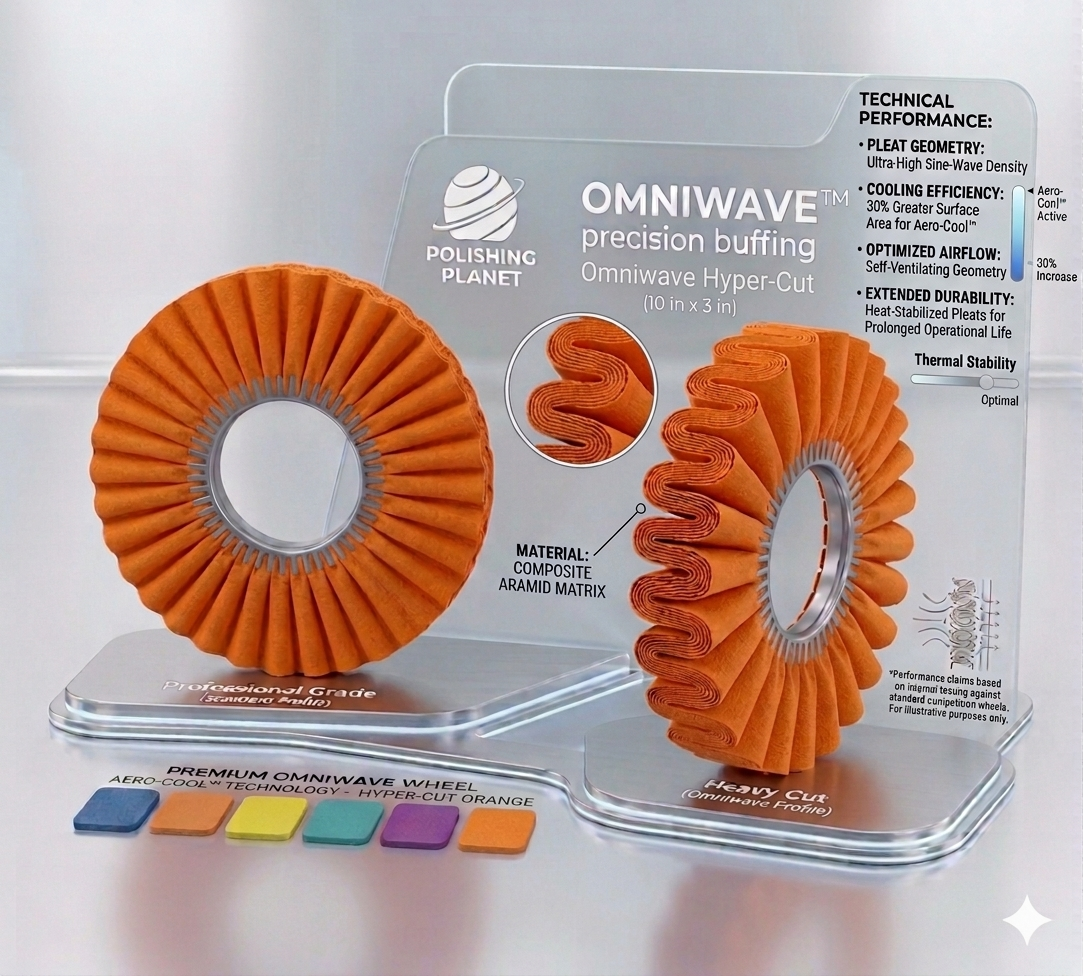 Polishing Planet 10-Inch Omniwave™ [Orange] Hyper-Cut - Composite Aramid Matrix
