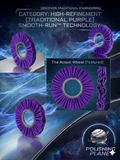 Polishing Planet 10-Inch Aero-Cool™ [Traditional Purple] High Refinement Color