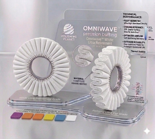 Polishing Planet 10-Inch Omniwave™ [White] Chroministic - Ultra Finishing Cloth