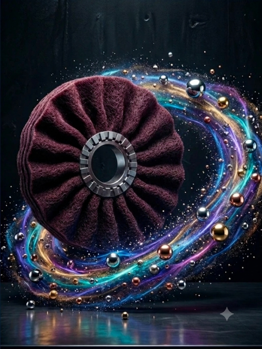 Polishing Planet 10" x 3" Monolith™ 4-Ply Satin Airway Buffing Wheel