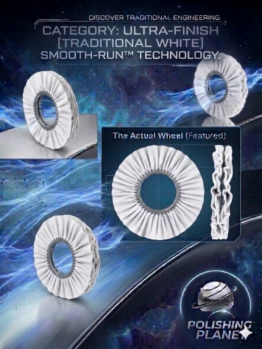 Polishing Planet 10-Inch [Traditional White] Ultra Finish