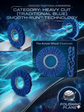 Polishing Planet 10-Inch [Blue Traditional] Aero-Cool™ Heavy Cut